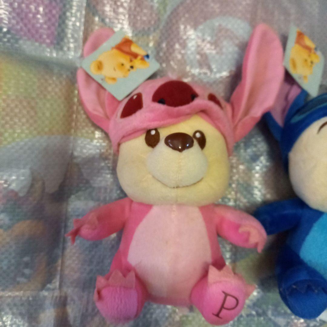 ★Disney ★BABYコラボ★プーさん✖️スティッチ着ぐるみ★ぬいぐるみ3点