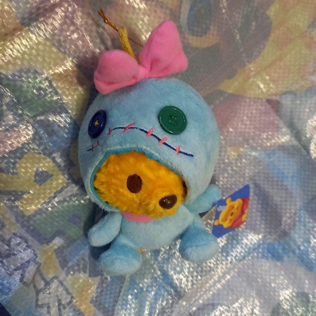 ★Disney ★BABYコラボ★プーさん✖️スティッチ着ぐるみ★ぬいぐるみ3点
