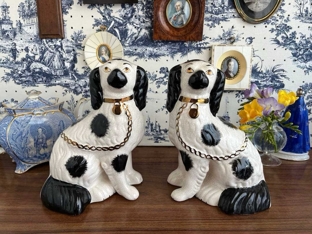 スタッフォードシャードッグ 22.5cm ♤ 英国ヴィンテージ