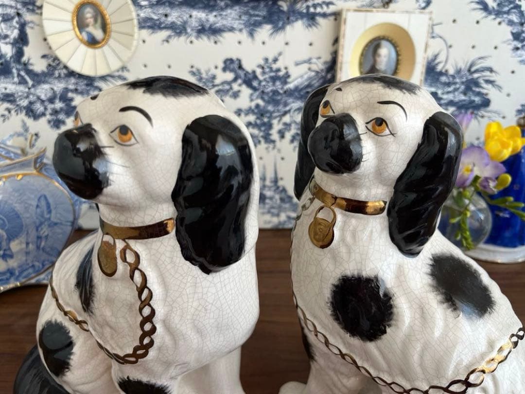 スタッフォードシャードッグ 22.5cm ♤ 英国ヴィンテージ