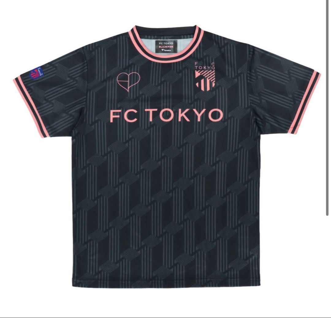 FC東京×BLACKPINK コンフィットTシャツ　ブラック(M)