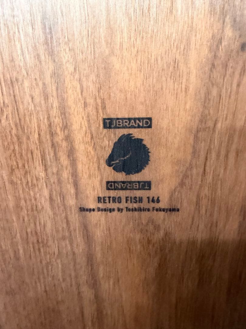 TJ BRAND RETRO FISH 146 スノーボード
