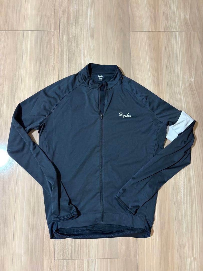 rapha ラファ　メンズ　ロングスリーブコアジャージ　ブラック