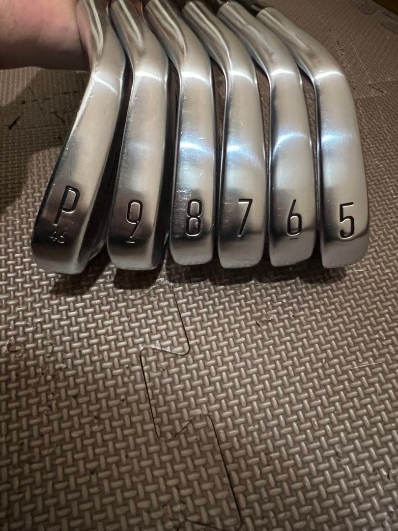 【美品】タイトリストT100アイアンセット　5〜P トラビル115S