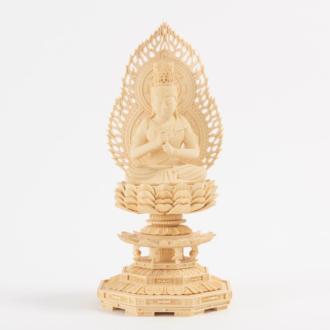 黄楊　２.５寸　大日如来　仏像 031