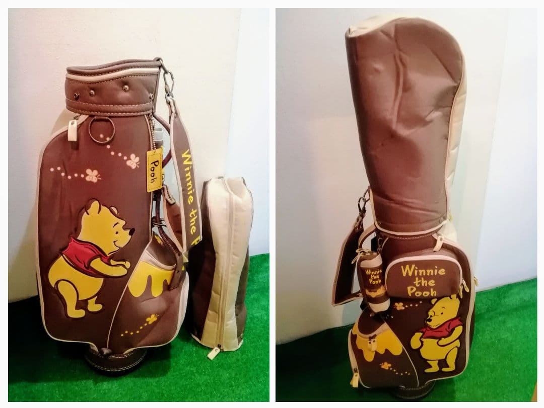 くまのプーさん　キャディバッグ　ゴルフ
