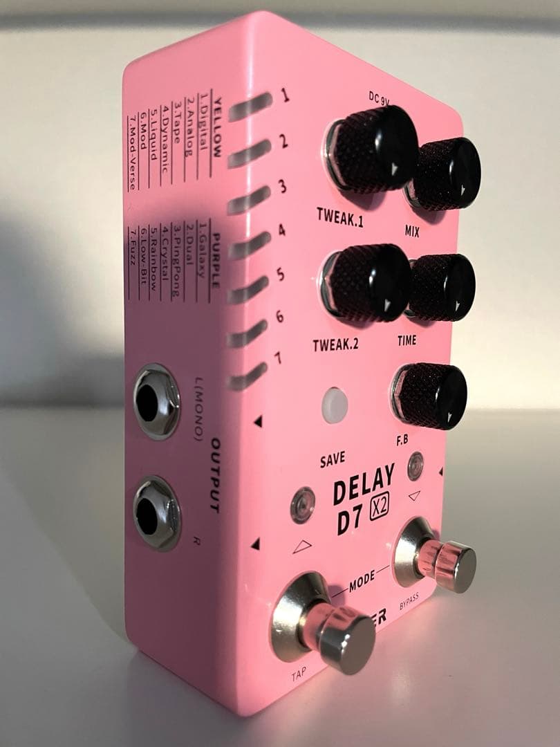 ギター Mooer D7 X2 DELAY