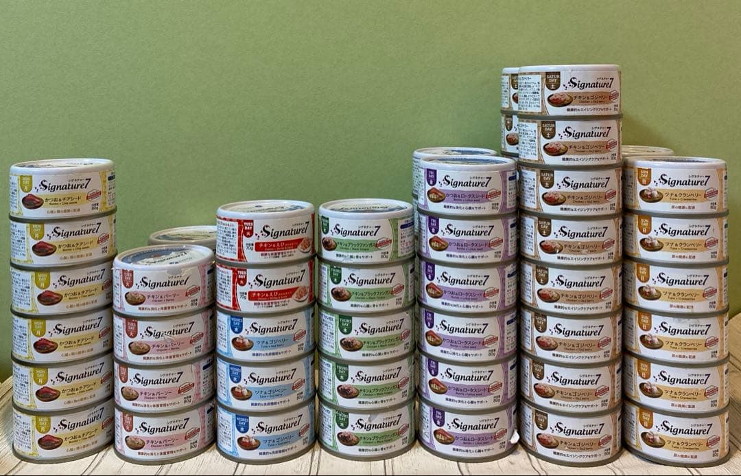 訳あり 格安！シグネチャー7 総合栄養食 缶80g×64個【画像のご確認必須】