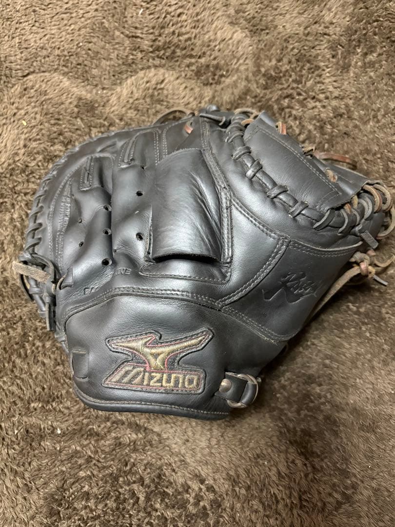 Mizuno 軟式キャッチャーミット　ブラック