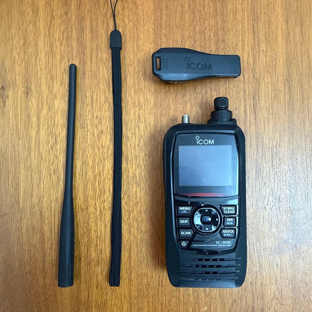 ICOM IC-R15 受信機 おまけ付き