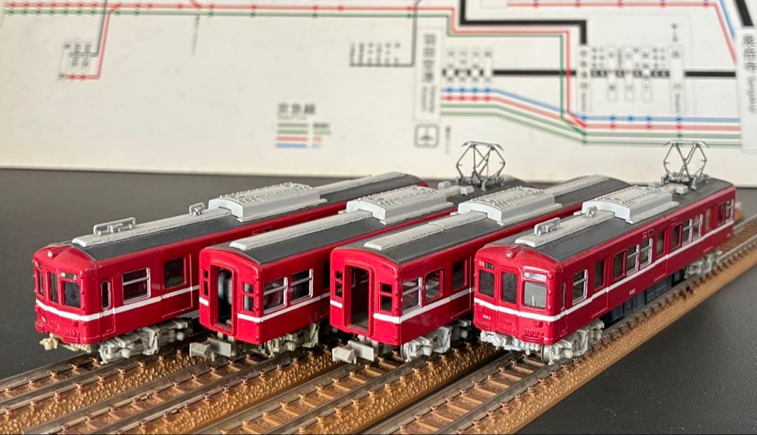 管理番号1740 京急 旧1000形（集中冷房車）キット組立品4両