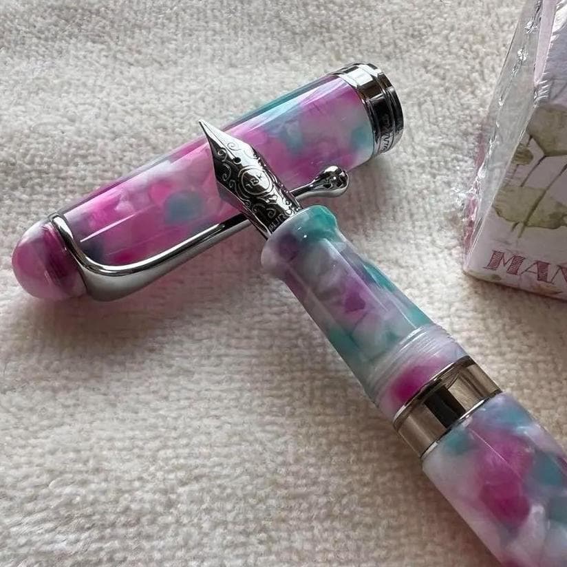 【新品未使用】アウロラ AURORA 万年筆 マントヴァ 字幅F