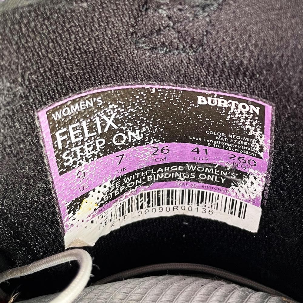 Burton Step on Felix ブーツ レディース 26cm 返品可