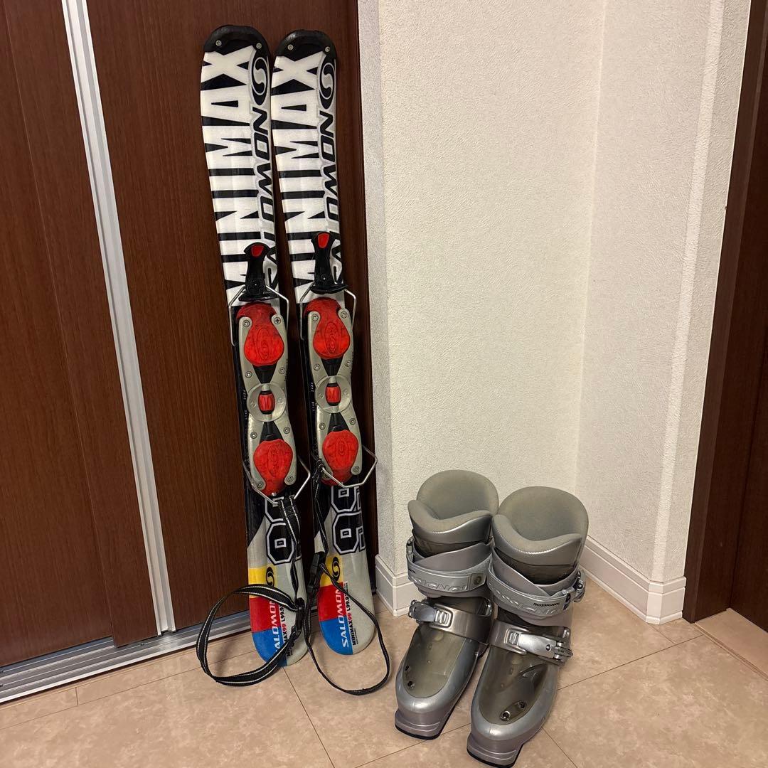 SALOMON スノーカービング ショートスキー 99cm ファンスキー