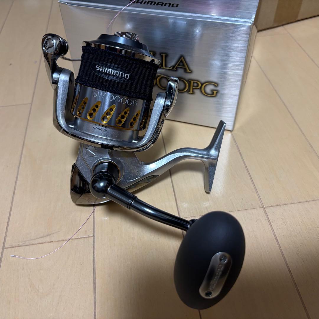 【超美品】シマノ 08 ステラSW10000PG オーシャンマークスプール付