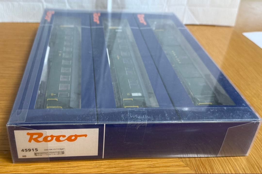 鉄道模型 HO ROCO 45915 スイス SBB 客車×2、荷物車×1