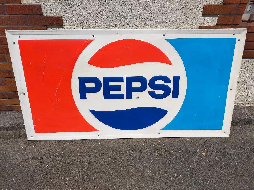 特大PEPSI看板 非売品 ヴィンテージディスプレイ用看板