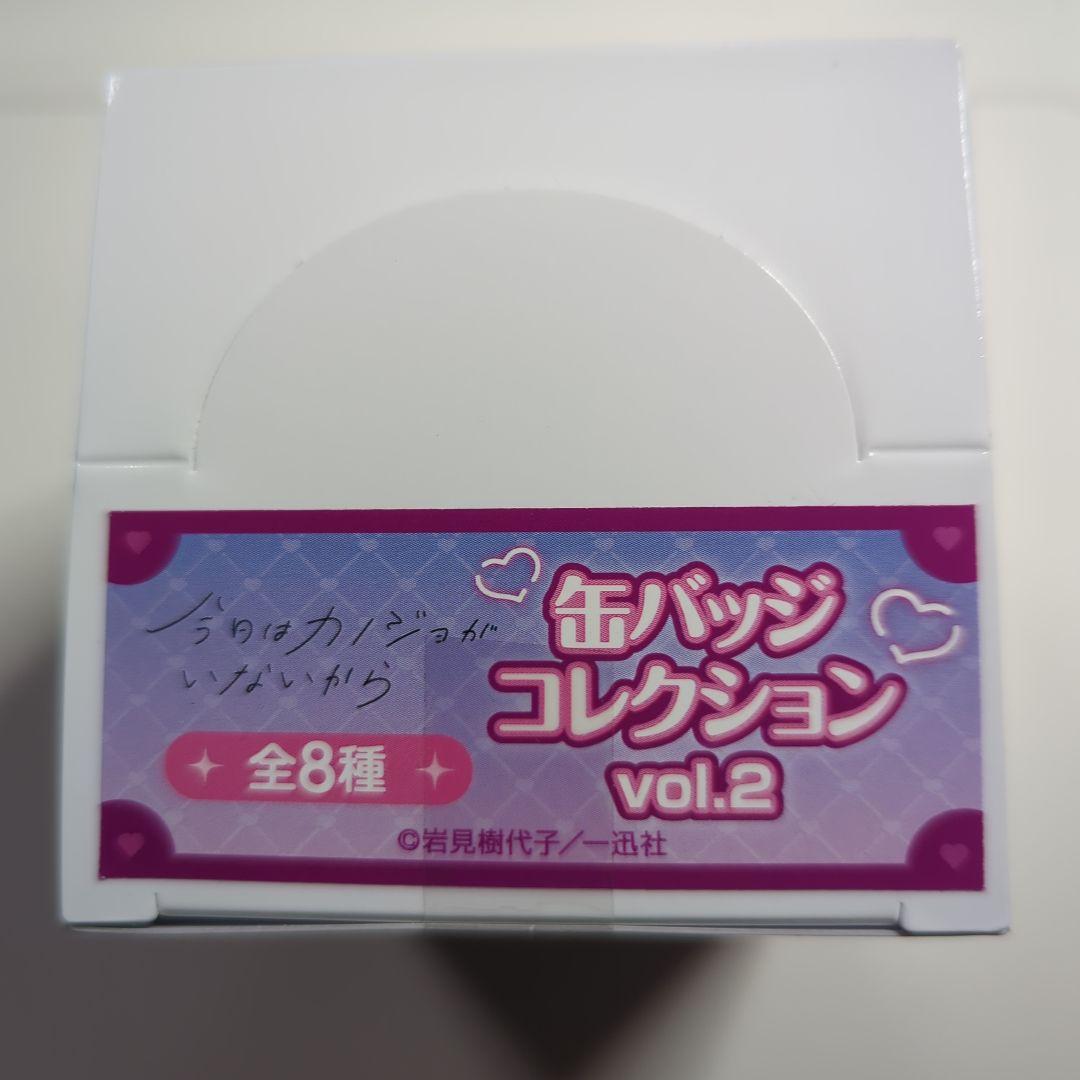 今日はカノジョがいないから　缶バッジ　　vol2 コンプリート　ゆに　風羽子