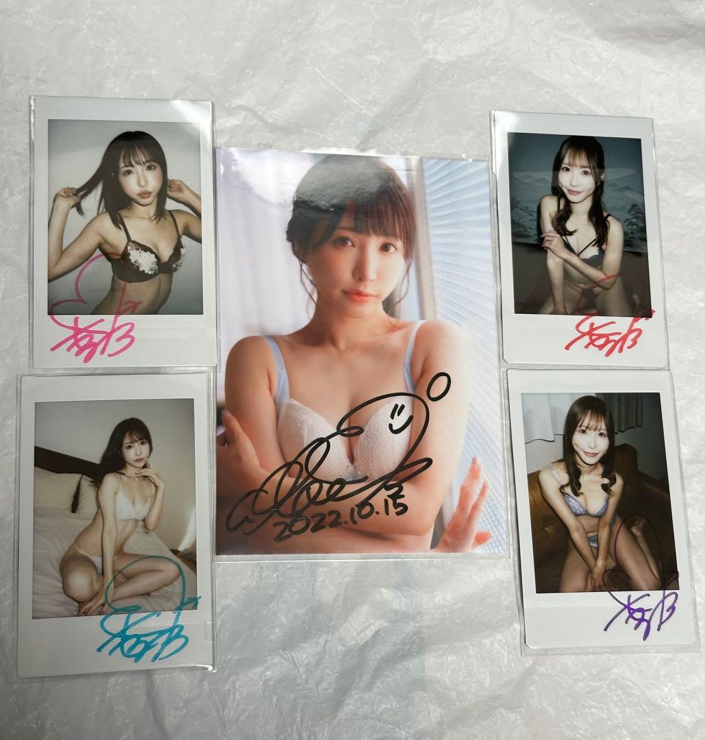 天使もえ　5点セット　直筆サイン入りチェキ　チェキ　生写真