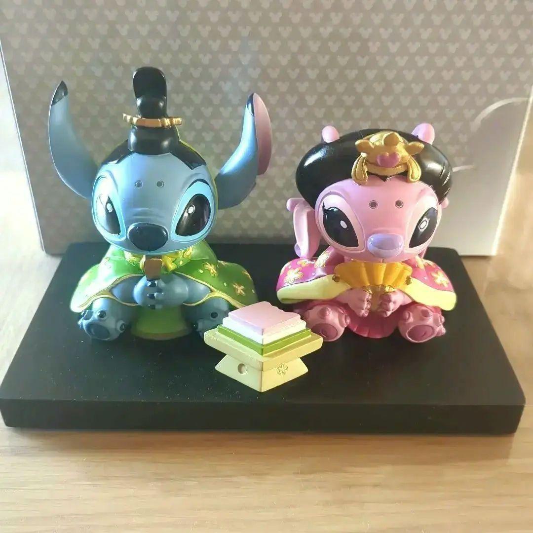 希少 リロアンドスティッチ&エンジェル フィギュア 雛人形 ひな祭り 【超美品】