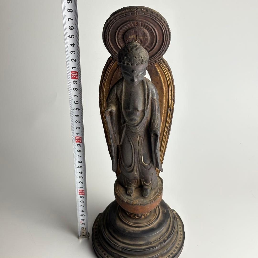 仏教美術 時代 木彫 阿弥陀如来立像