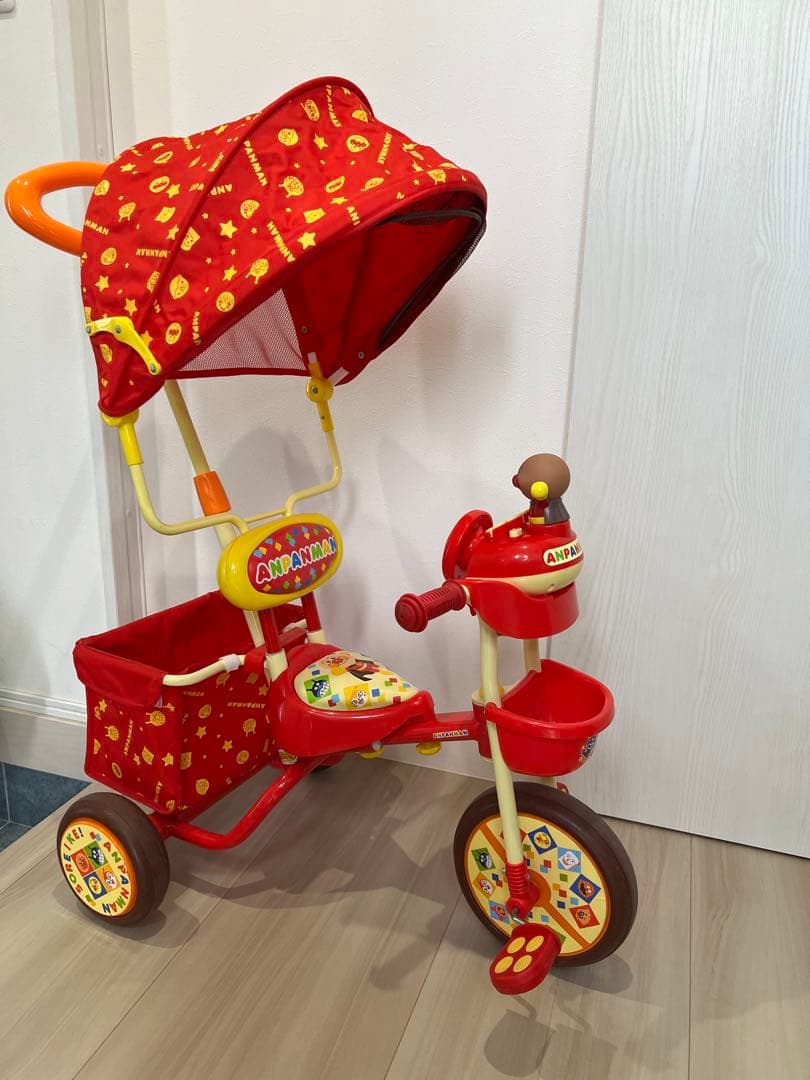 [人気キャラクター‪☆]＼アンパンマン／三輪車