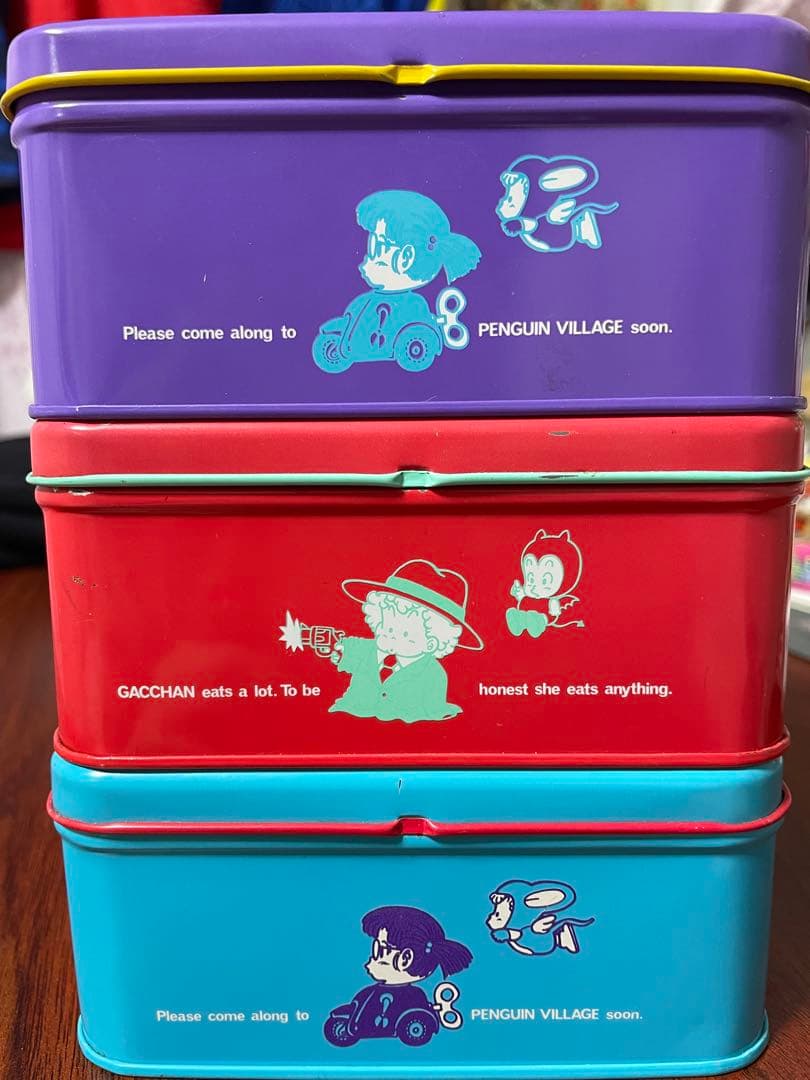 Dr.スランプ　アラレちゃん　ケース 缶　当時物　レア　希少　鳥山明　まとめ売り