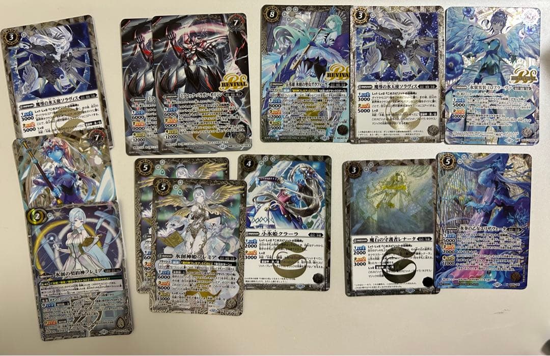 氷刃血解　ミブロックバラガンオリジン　氷創神姫フレミア　グラフィーラ　他