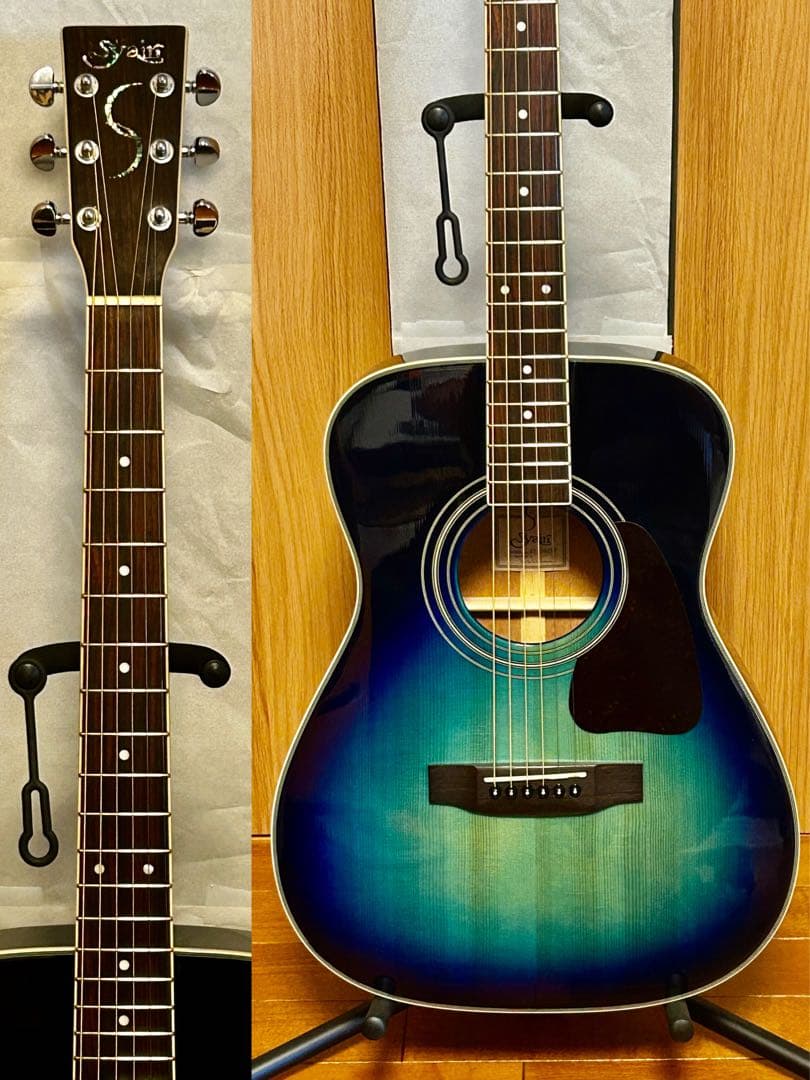 超美品S.Yairi YF-30/BB 希少カラーブルーバースト フォークサイズ