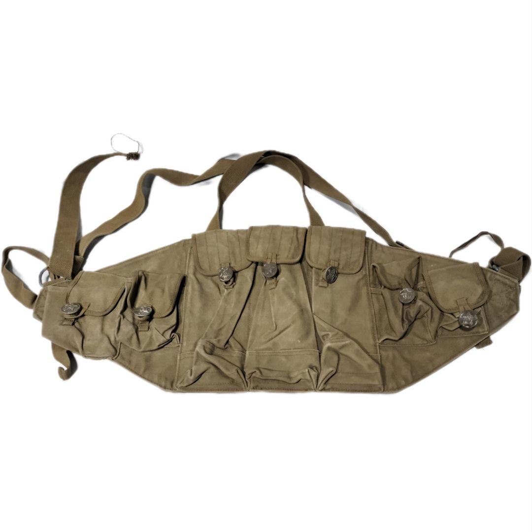 ソ連軍 実物 アフガン紛争 56式弾帯 カーキ