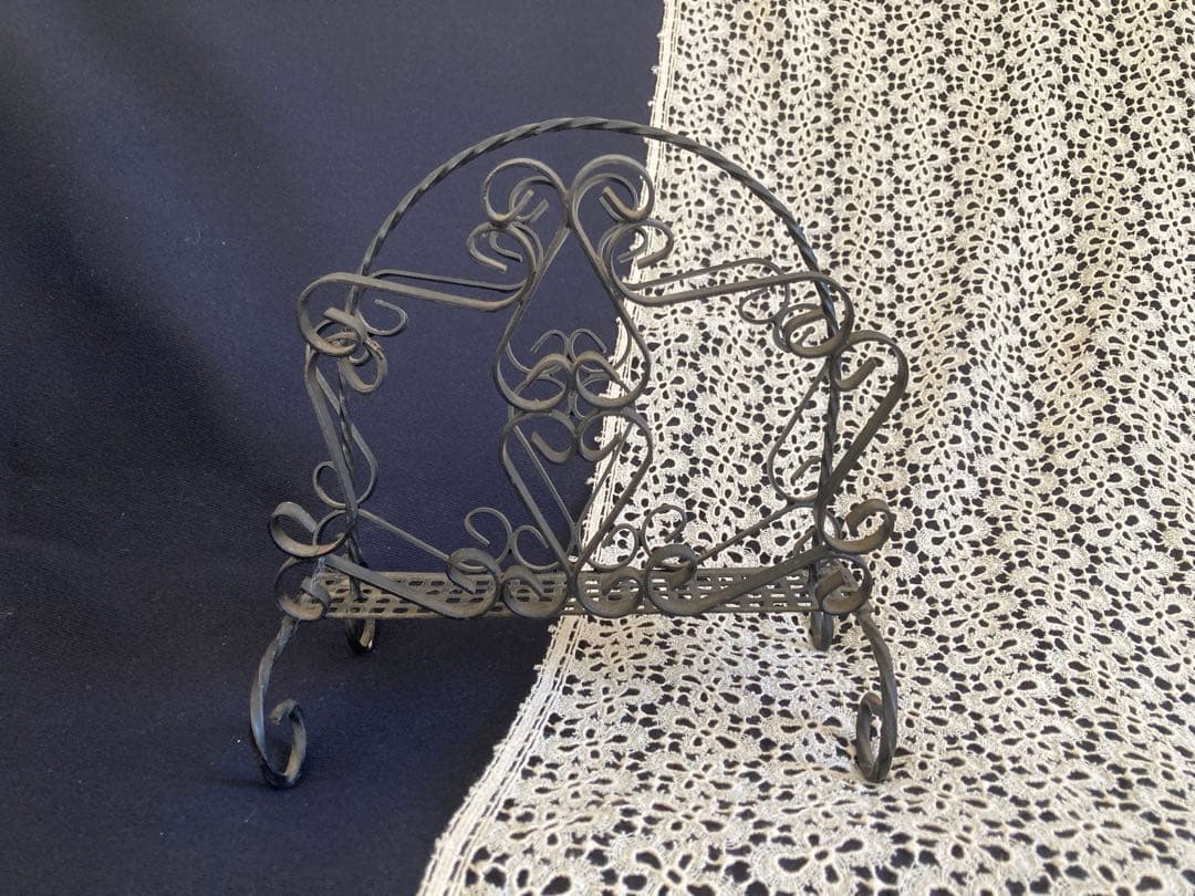 フランスアンティーク おままごと マガジンラック アイアン レターラック