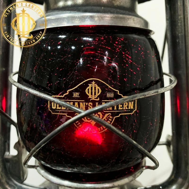 【限定】クラックグラス ブラックレッド Feuerhand ホヤ 276