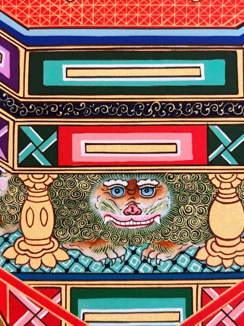 授戒本尊 仏画仏教美術 掛け軸 掛軸 茶掛 菩薩 日本画 骨董 書画