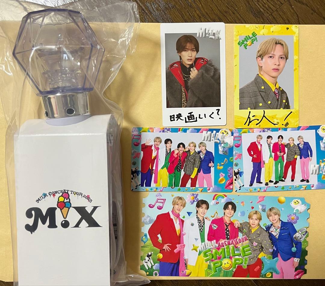 M!LK ペンライト ミルクラスタル スティック3、チェキトレカ