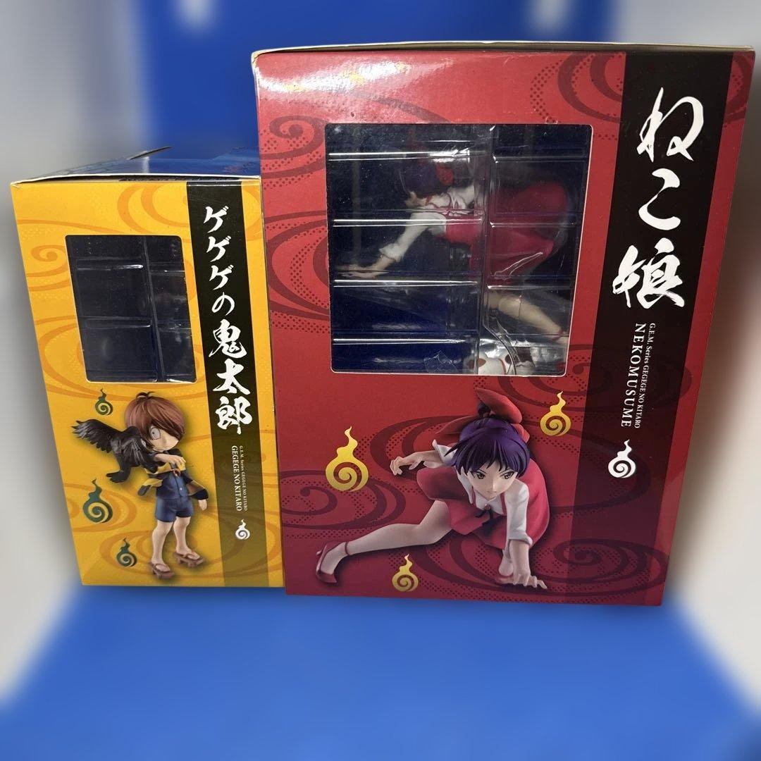 ゲゲゲの鬼太郎 フィギュア ねこ娘 GEM 特典妖怪すねこすり付き