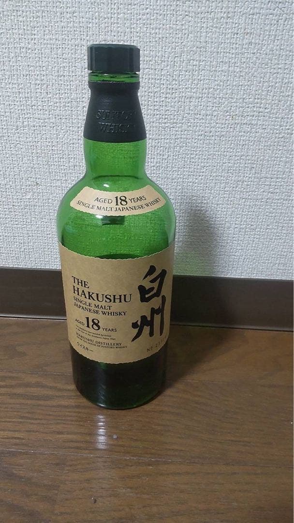 HAKUSHU 18年 シングルモルトウイスキー (中身少しあり)