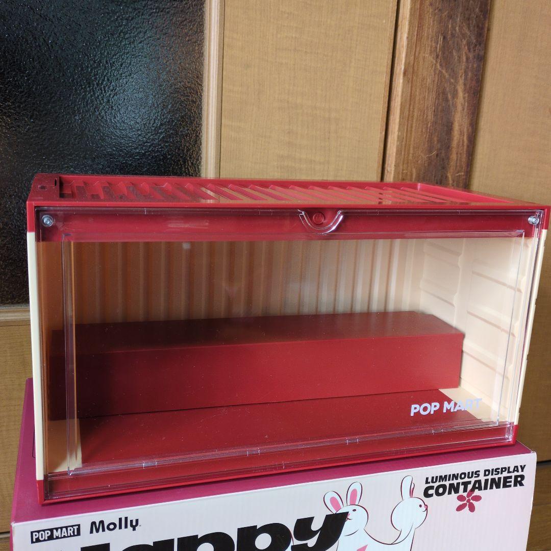 used★POP MART★ライト付き★ディスプレイ コンテナ★Molly★限定