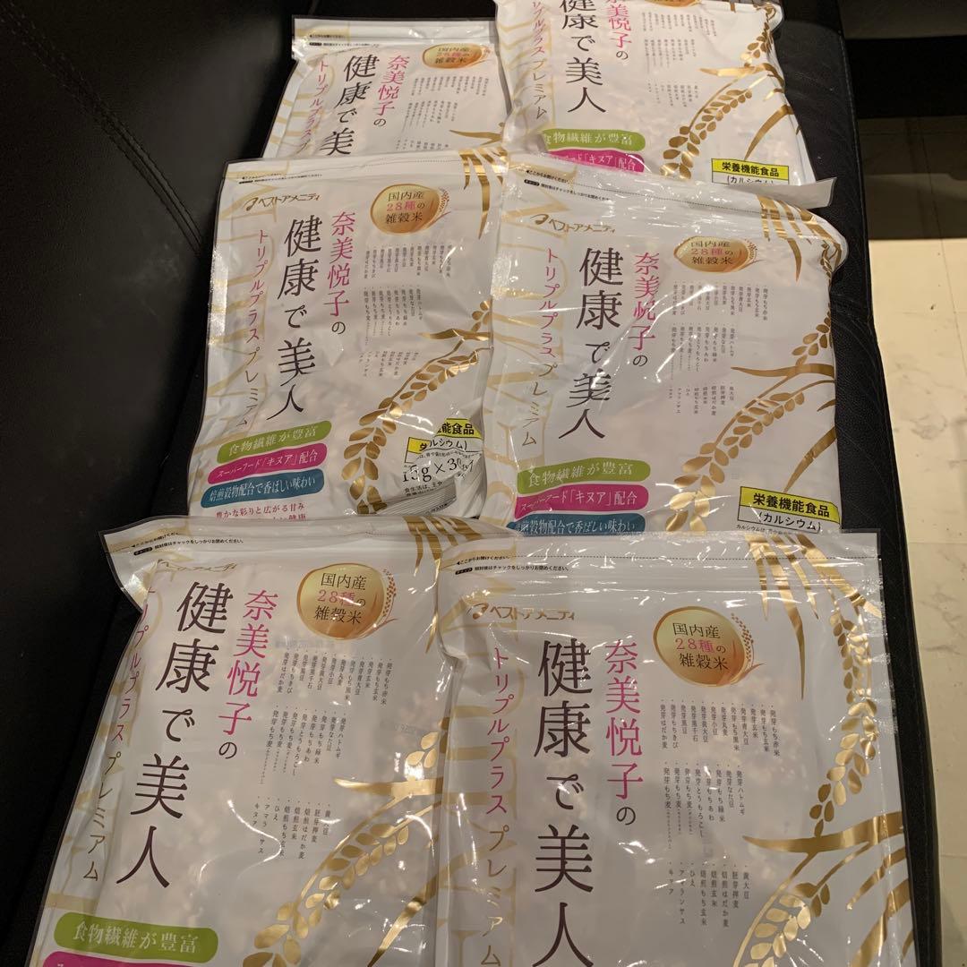 奈美悦子の健康で美人 トリプルプラスプレミアム 15g × 30袋　×6袋
