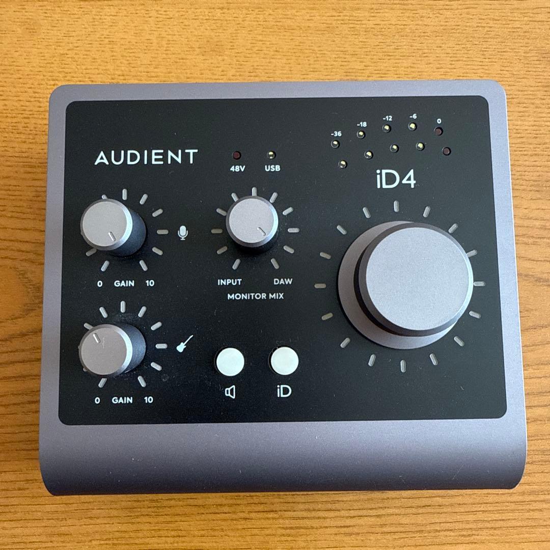 Audient 「iD4mkII」オーディオ・インターフェース