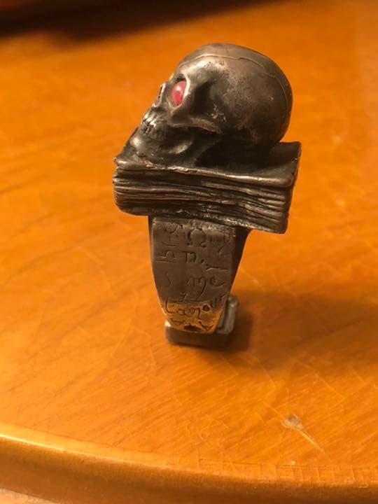 アンティーク　スカル　髑髏　リング　weirdo ネイバーフッド　ドクロ