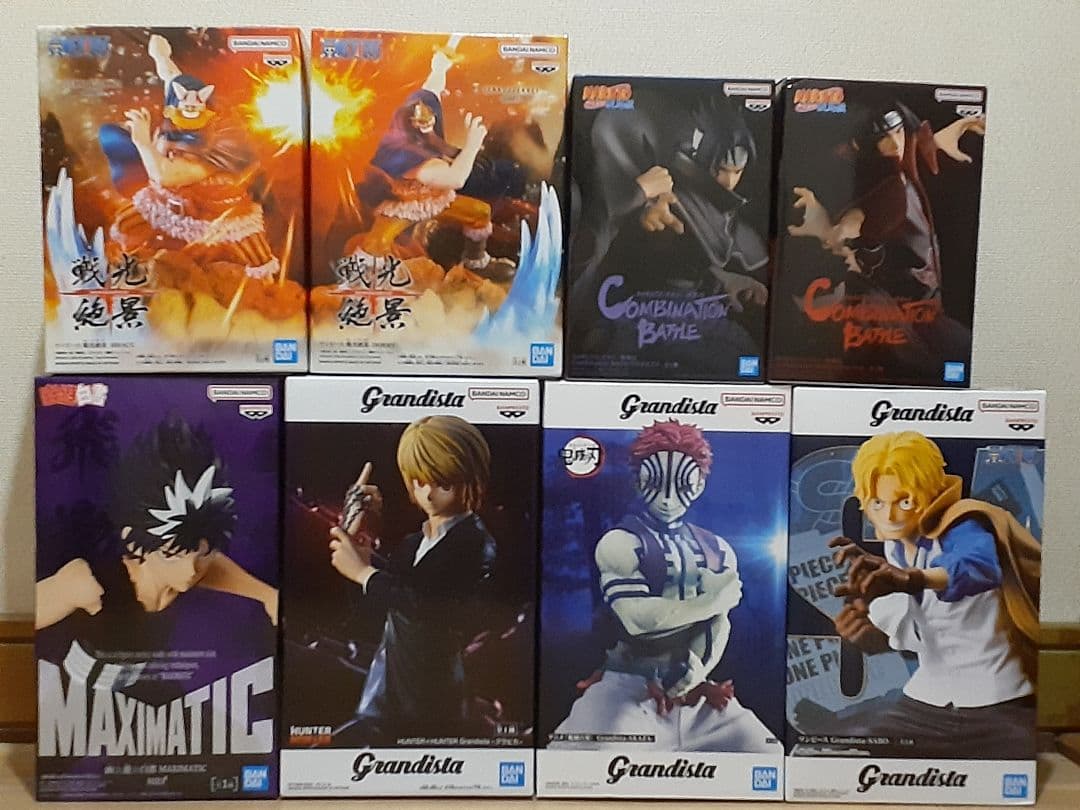 人気アニメフィギュアまとめ売り(8体セット)