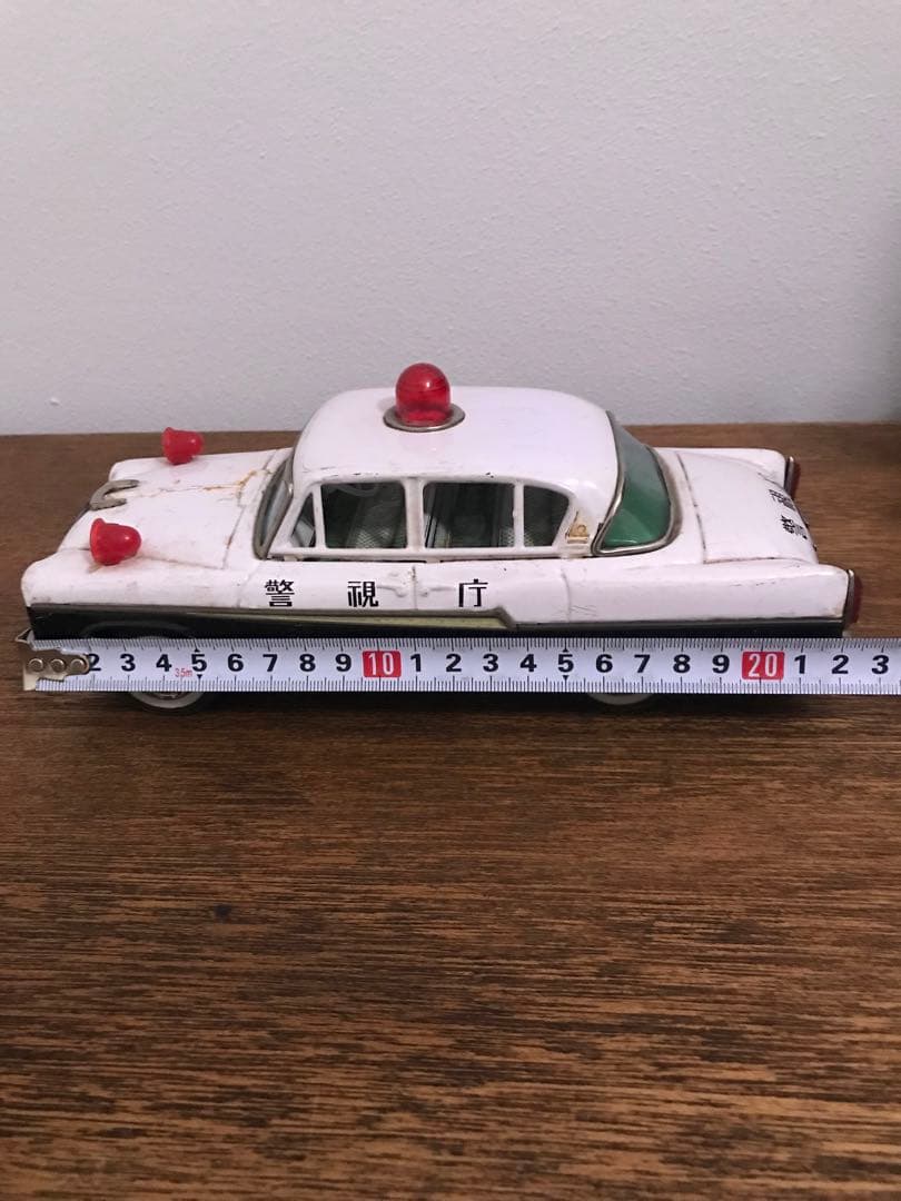 希少 萬代屋 初代トヨペットクラウン 警視庁 ブリキ パトカー 玩具 車 toy