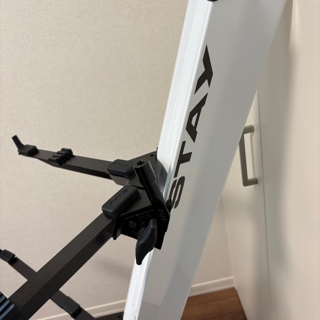 <値下げ>STAY Tower 1300/02 ホワイト 2段キーボードスタンド