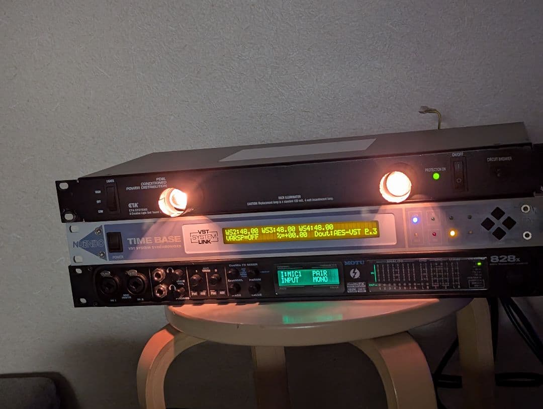 DTM・DAW MOTU 828x + steinberg TIME BASE + PD8L