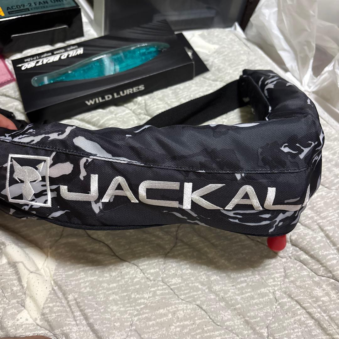 JACKAL ライフジャケット ブラック/カモフラージュ