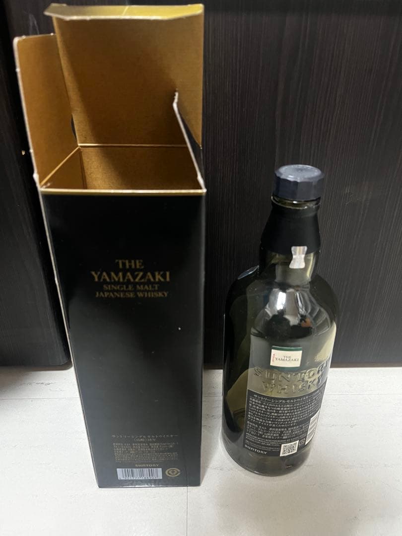 山崎18年(Suntory Yamazaki 18y)空瓶、空箱セット