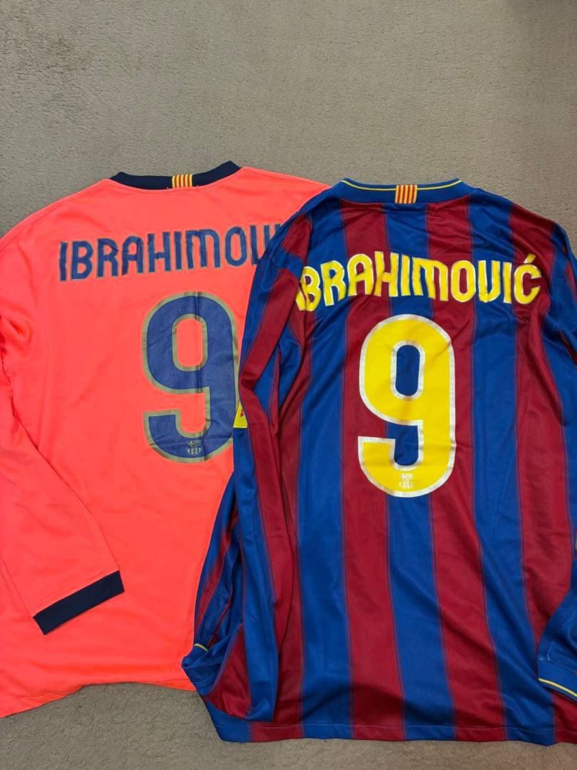 期間限定出品　美品　バルセロナ　イブラヒモビッチ　2枚セット