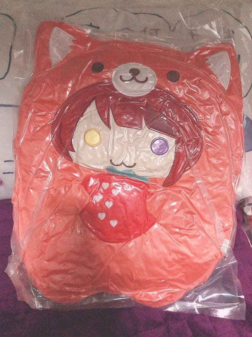 すとぷり 莉犬 あにまるぬいぐるみくっしょん いちごクッション