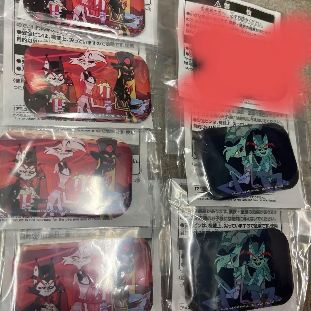 ハズビンホテル◾︎スクエア缶バッジ ２0個セット♫在庫売り切り ハズビン・ホテル