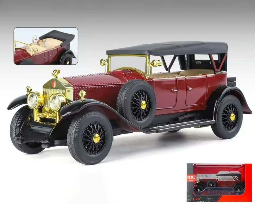 1:24 ロールスロイス ファントムI 1925 高級車 合金 モデルカー